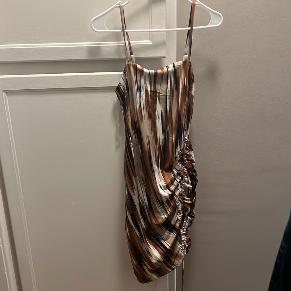 brown dress